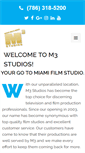 Mobile Screenshot of m3studiosmiami.com